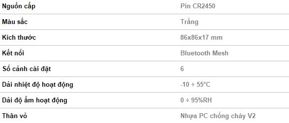 Công tắc ngữ cảnh BLE Ario 67