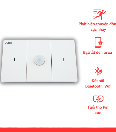 ario Công tắc cảm biến cầu thang Chữ nhật 0