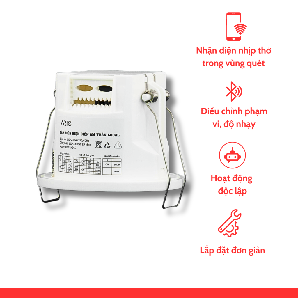 Cảm Biến Hiện Diện Âm Trần Local 0