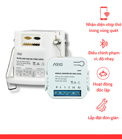 ario Cảm biến hiện diện local chuyển đổi sang BLE AR-CLHDG 0