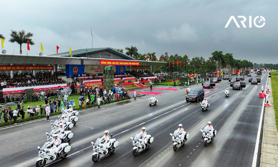 Mãn nhãn với dàn xe đặc chủng hộ tống nguyên thủ tại diễu binh 2/9