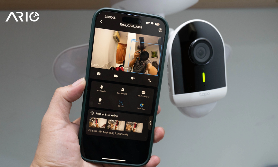 Tapo C720: Camera AI Tích Hợp Đèn Pha – Bảo Vệ Toàn Diện Cả Ngày Lẫn Đêm 3