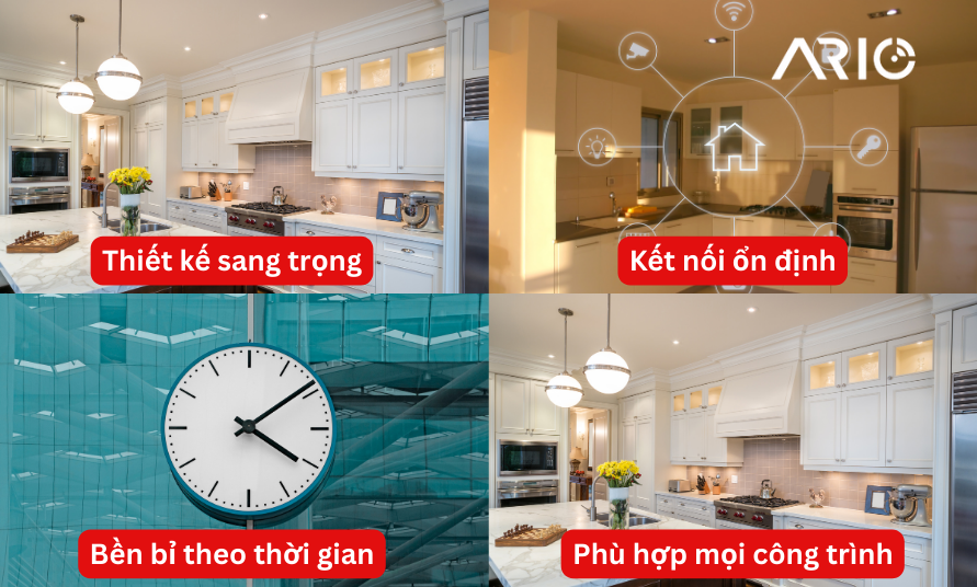 Công tắc cảm ứng thông minh BLE 2 nút vuông 6