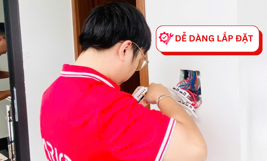 Công tắc cảm ứng thông minh BLE 4 nút chữ nhật 5