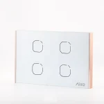 nhà thông minh smarthome Ario Công tắc cảm ứng thông minh BLE 4 nút CN 2