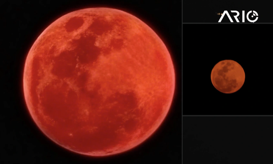 Khoảnh khắc Trăng Máu huyền ảo trên bầu trời Việt Nam 3
