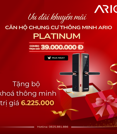 Căn hộ chung cư thông minh Ario Platinum 3