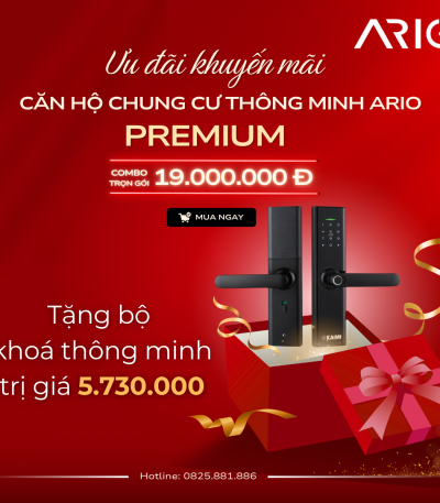 Căn hộ chung cư thông minh Ario Premium 3